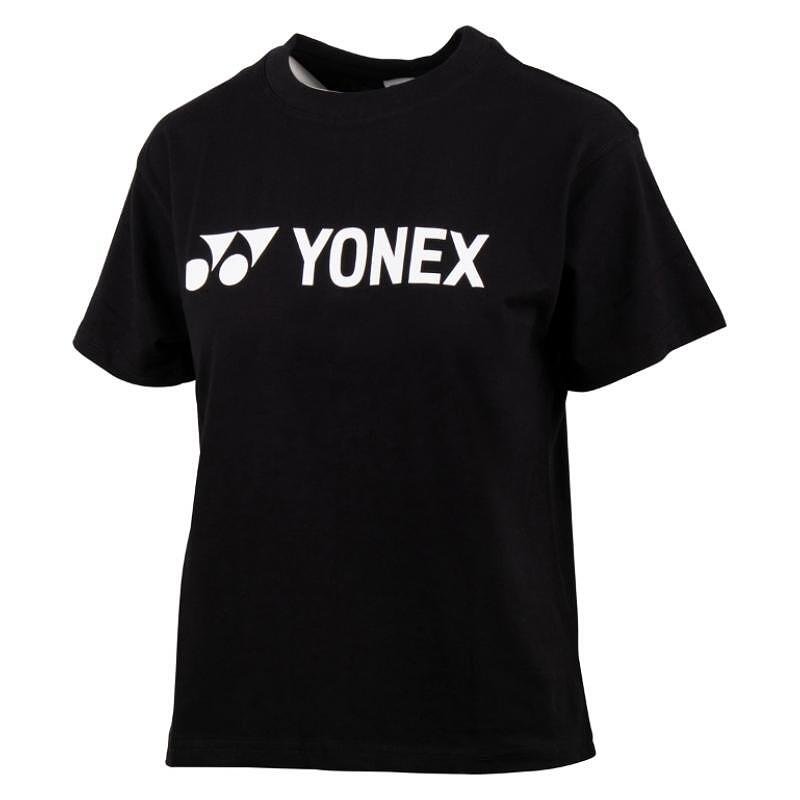 Kids' Yonex TS0023 T-shirt 100% cotton Black - black Yonex T-shirt for comfort and everyday style