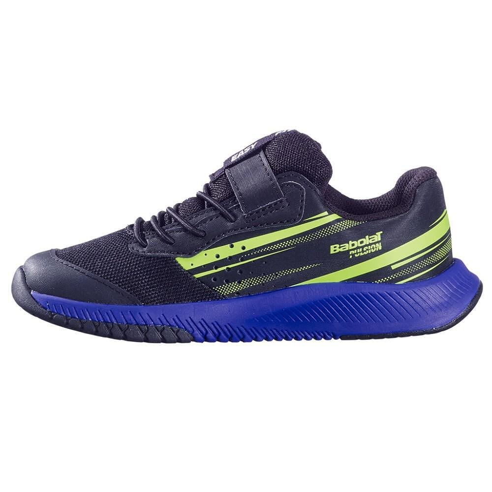 Children's sneakers Babolat PULSION KID AC BOY - black, dark blue for tennis and everyday play on the court