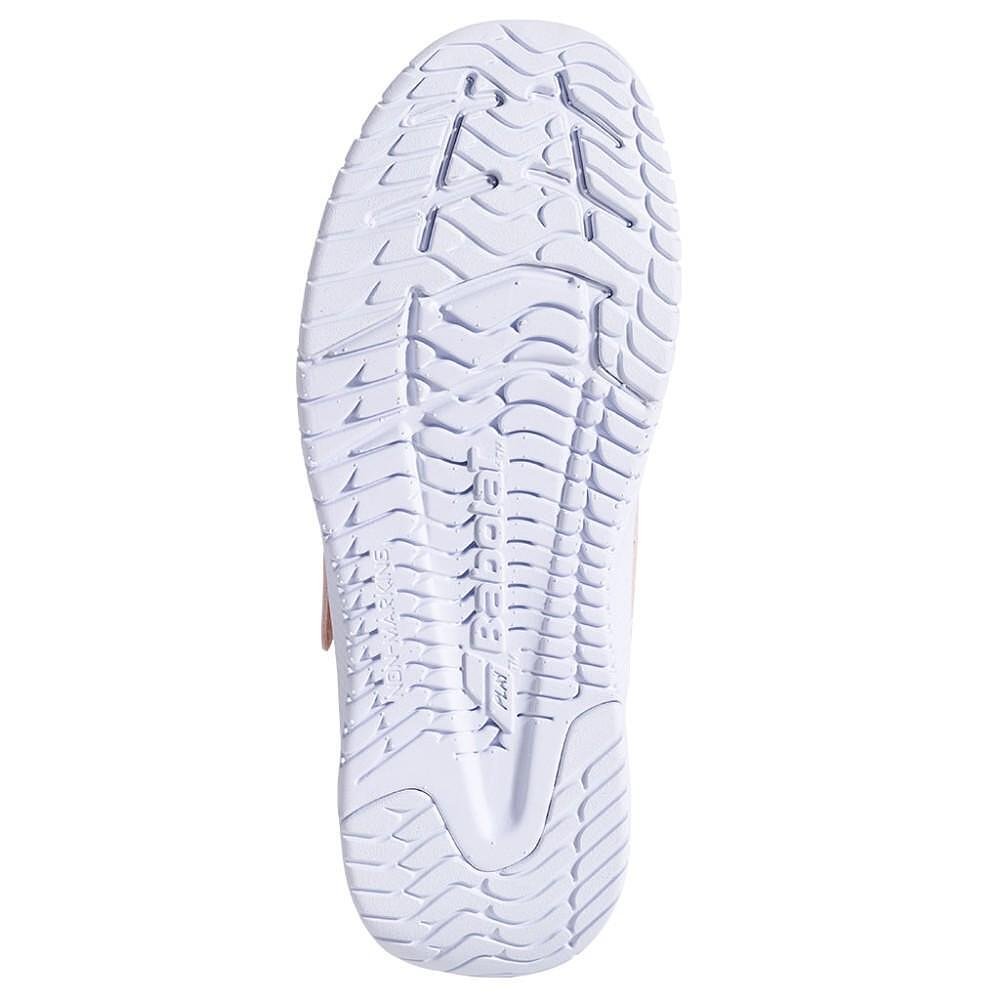 Outsole of Kids' Babolat PULSION KID ALL COURT GIRL sneakers - evening sand for stability on all courts