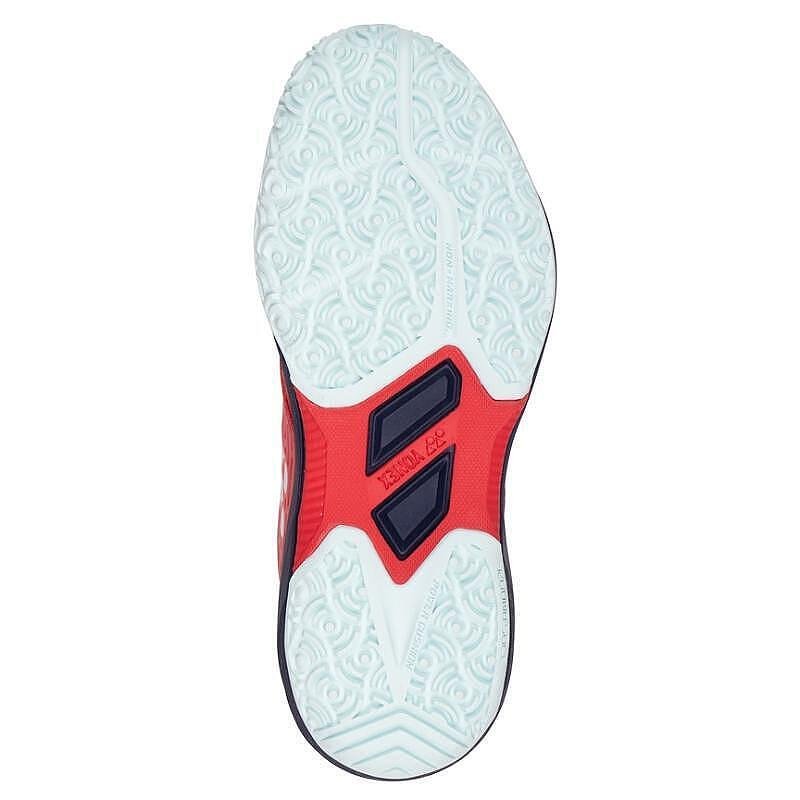 Kids' Yonex PC AD-ACCEL CL Sunset Red – clay outsole, comfort and stability
