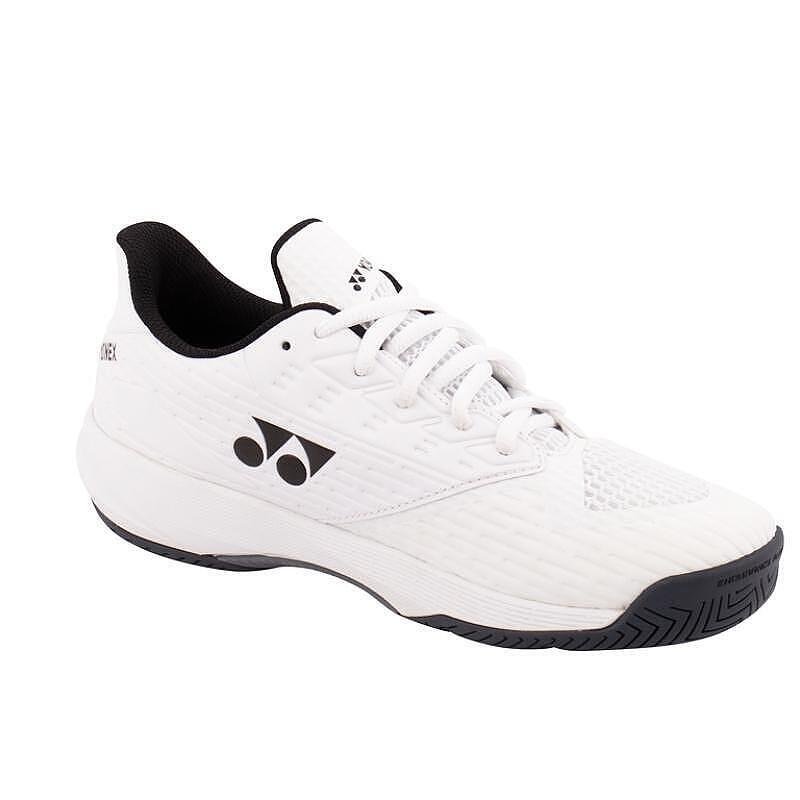 Kids' Yonex PC AD-ACCEL CL White sneakers for clay court with comfort, stability and POWER CUSHION technology