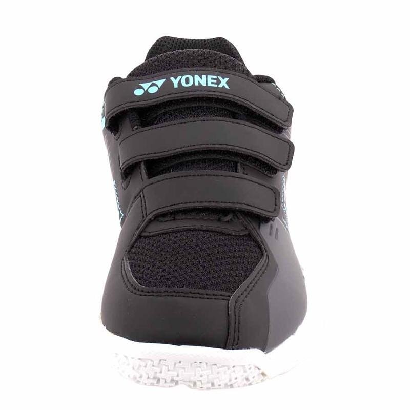 Kids' Yonex PC STRIDER FLOW Belt Black/Blue court sneakers for comfort and stability on the court
