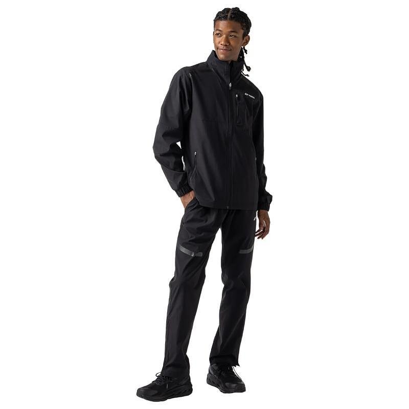 Pantaloni de trening Yonex 60198 Unisex Black - pantaloni sport negri pentru confort și stil în echipamentul de tenis
