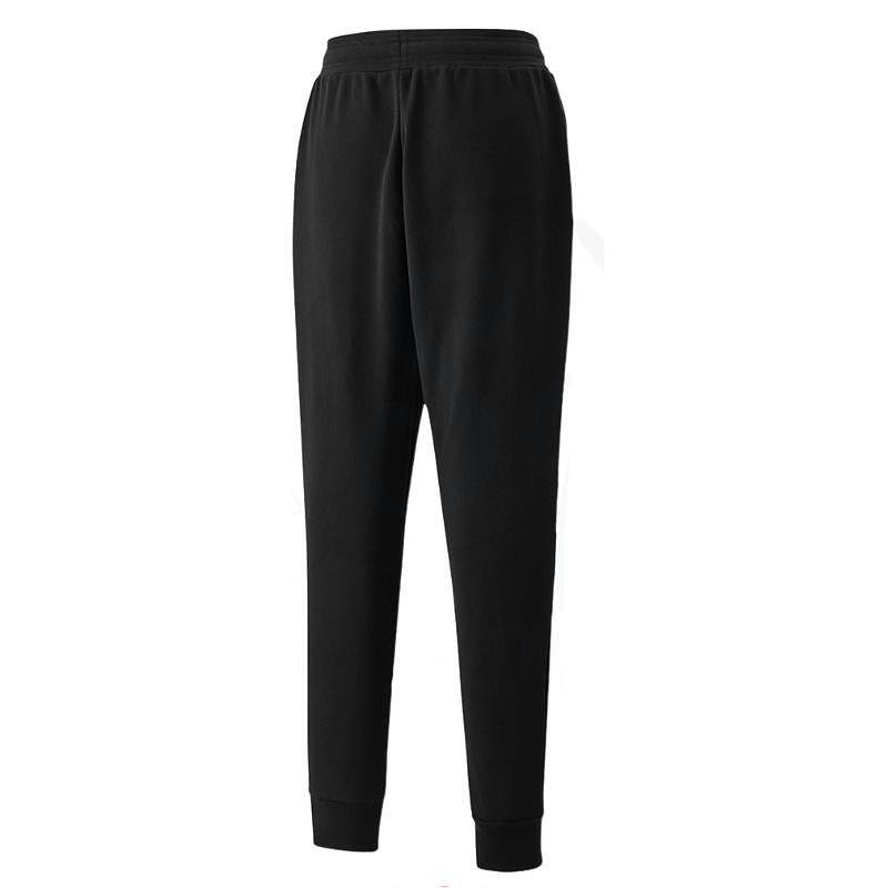 Pantaloni de trening Yonex SWEAT PANTS Unisex BLACK, pantaloni sport unisex negri pentru echipament de tenis și confort