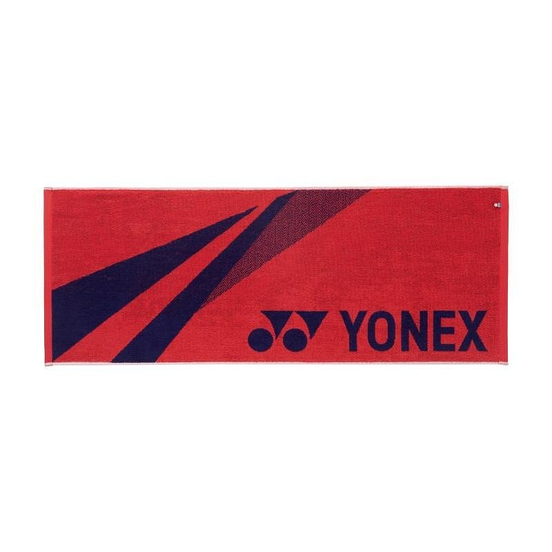Кърпа Yonex 1071YX 40x100cm Coral Red – червена памучна кърпа Yonex за тенис и падел, 100% памук.