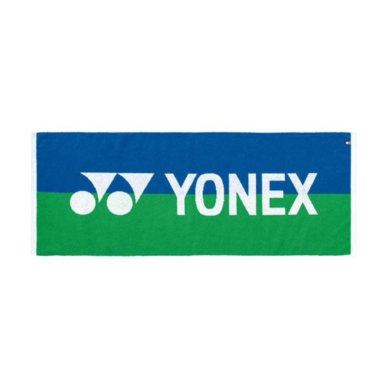 Кърпа Yonex 2024 SPORTS TOWEL 40x100 см - зелен/син, 100% памук, спортна кърпа за тенис и падел