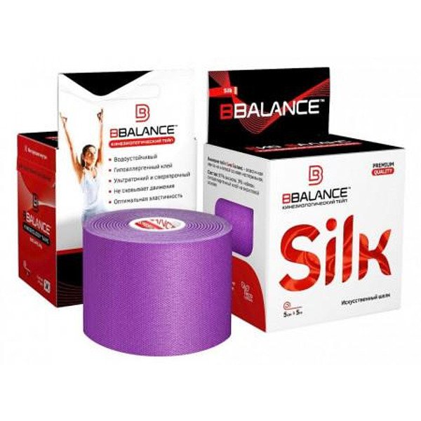 Silk kinesio tape BBTAPE SILK 5 CM × 5 M (South Korea)