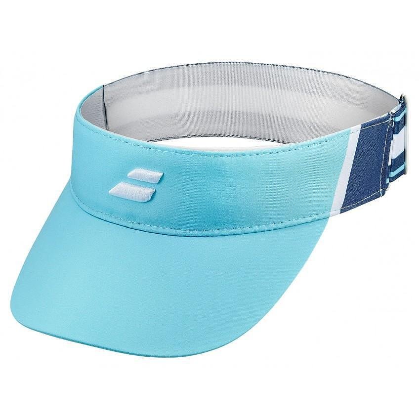 Козирка Babolat ЕLASTIC VISOR - angel blue, white за слънчева защита и комфорт на корта