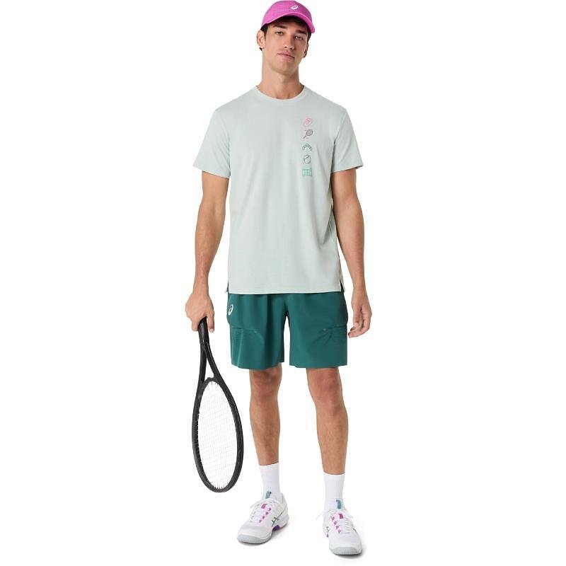 Men's ASICS GAME T-shirt COLD MOSS