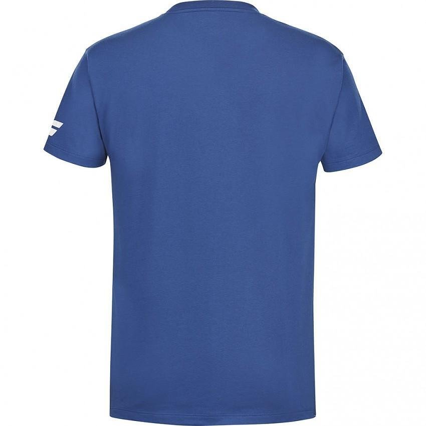 Мъжка тениска Babolat EXERCISE TEE 2024 - sodalite blue, удобна за тренировка и мач