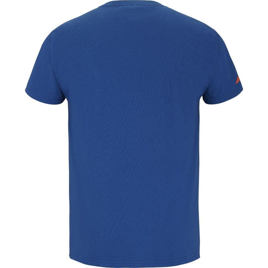 Men's Babolat EXERCISE BIG FLAG T-shirt - dark blue, blue T-shirt with a classic fit for tennis and training
