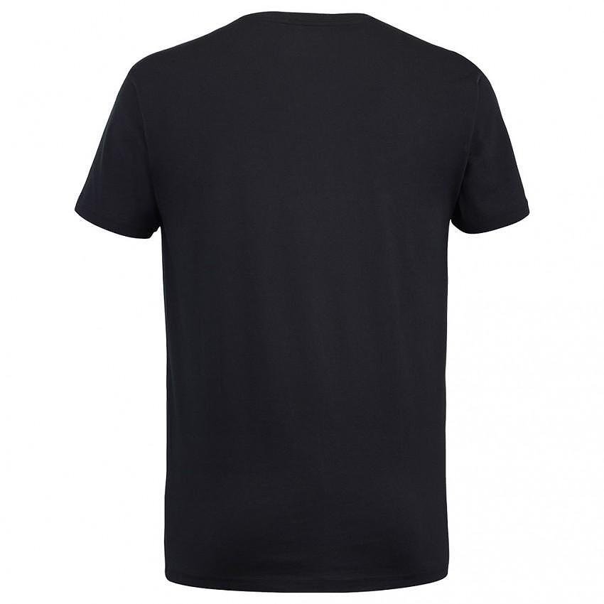 Мъжка тениска Babolat EXERCISE MESSAGE TEE - black, черна спортна тениска Babolat за тенис екипировка