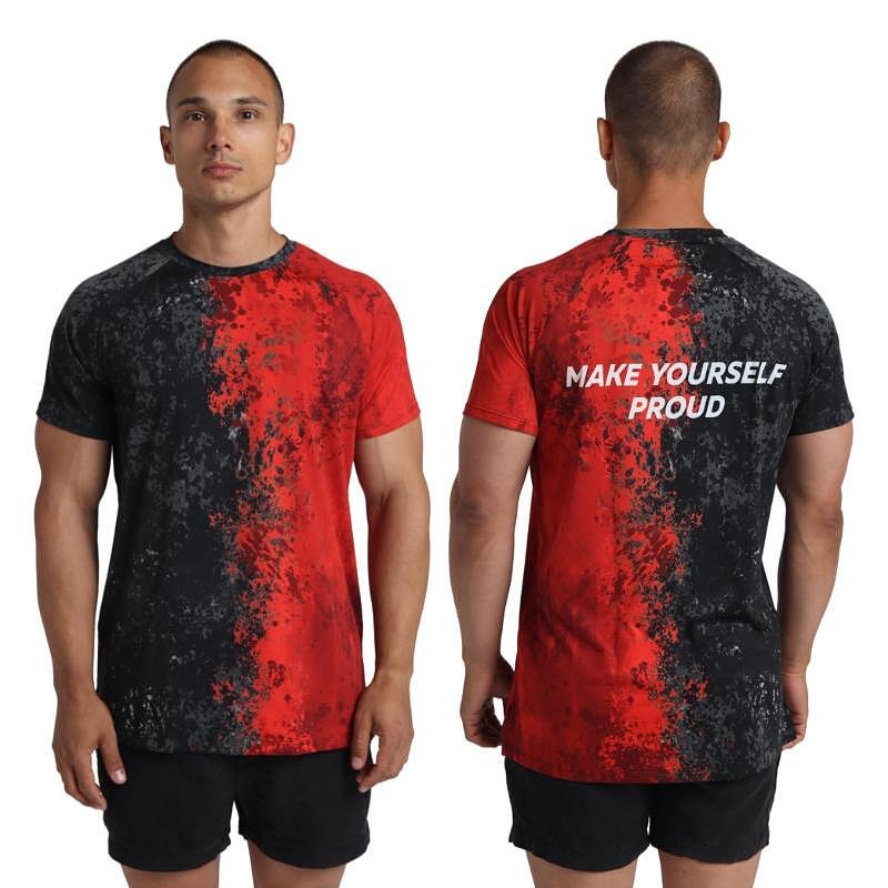 Men's PRO CONDITIONING T-shirt - black camouflage