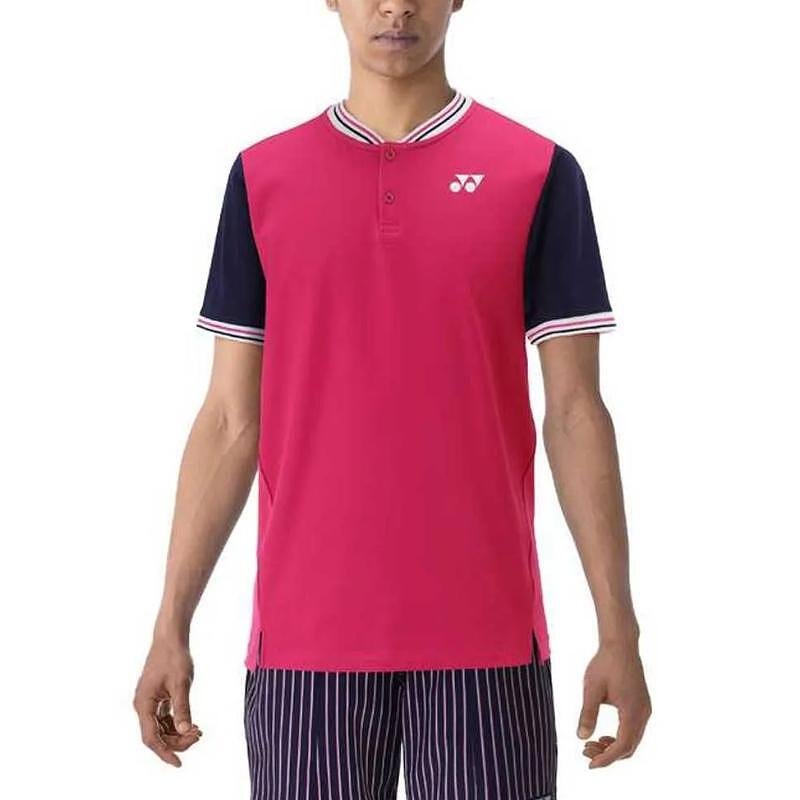 Tricou bărbătesc Yonex 10499 Rose Pink Roland Garros - tricou sport elegant pentru confort și libertate de mișcare
