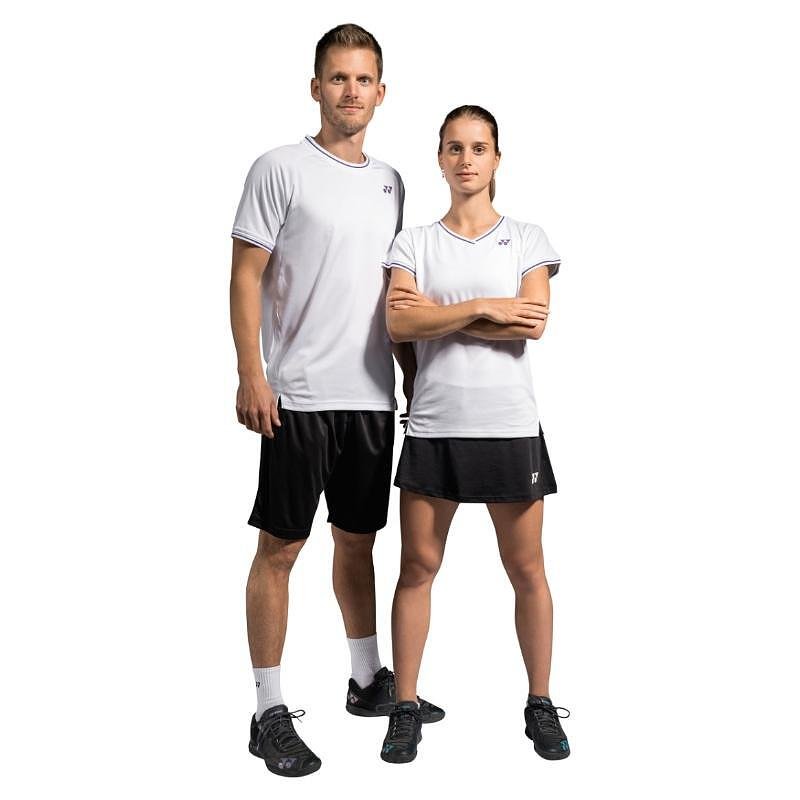Men's Yonex 10561 Wimbledon White T-shirt – lightweight tennis apparel for comfort and style on the court