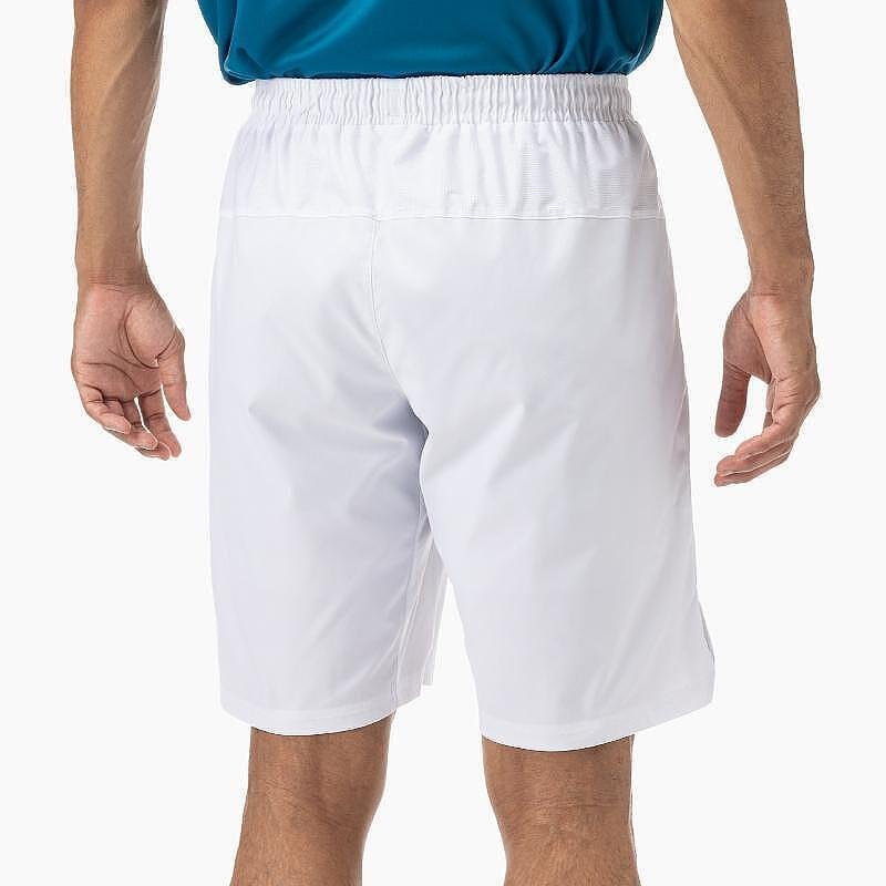 Men's Yonex YM0036 White shorts – lightweight white tennis shorts with comfort and UV protection for dynamic play on court