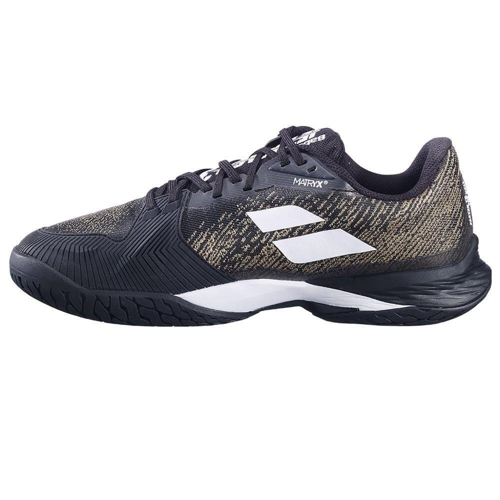 Men's Babolat JET MACH 3 ALL COURT sneakers - black, white – lightweight tennis shoes for all courts and stability