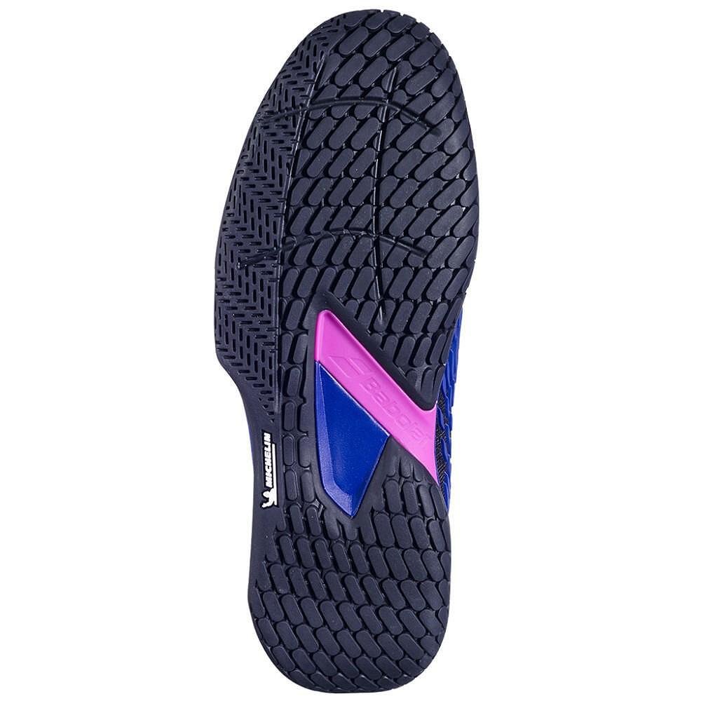 Pantofi sport pentru bărbați Babolat PROPULSE FURY 3 ALL COURT - negru, albastru închis cu talpă stabilă pentru tenis și joc pe toate suprafețele