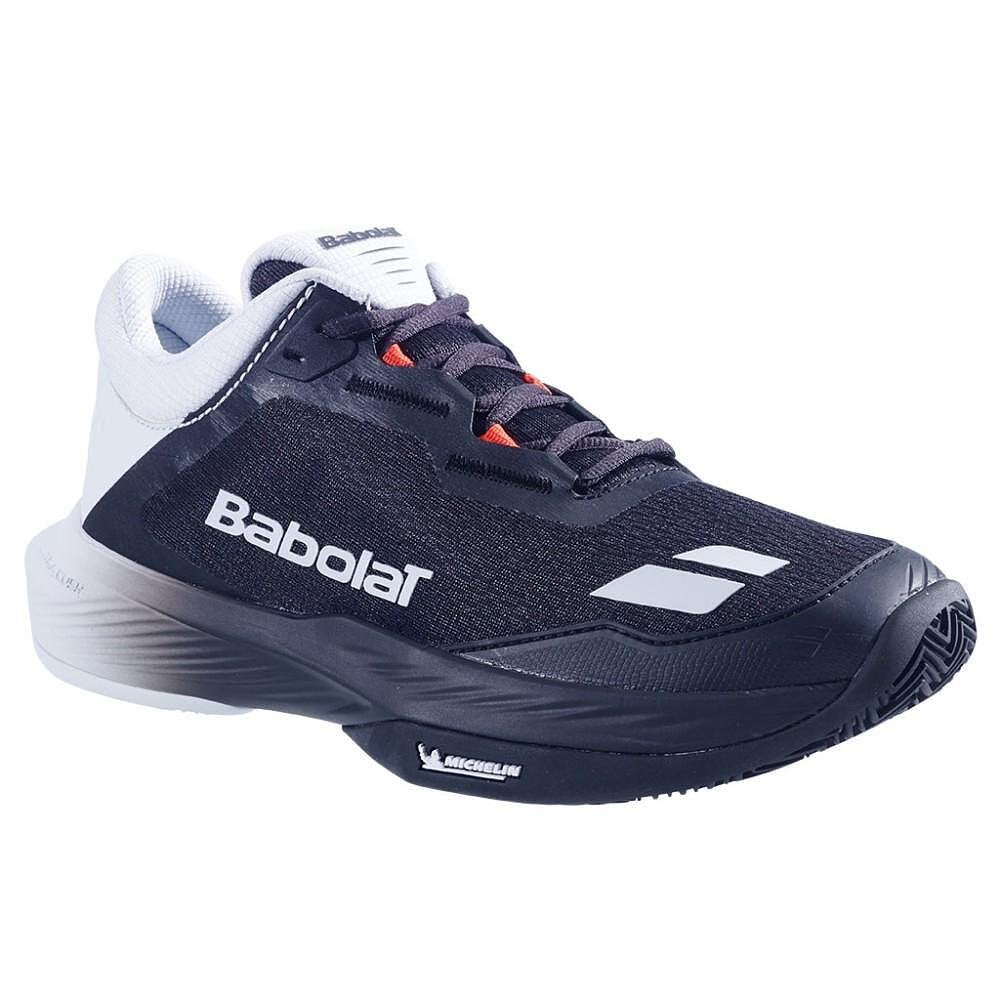 Pantofi de tenis pentru bărbați Babolat SFX 4 CLAY BLACK / ILLUSION BLUE – pantofi de tenis confortabili pentru stabilitate și potrivire perfectă