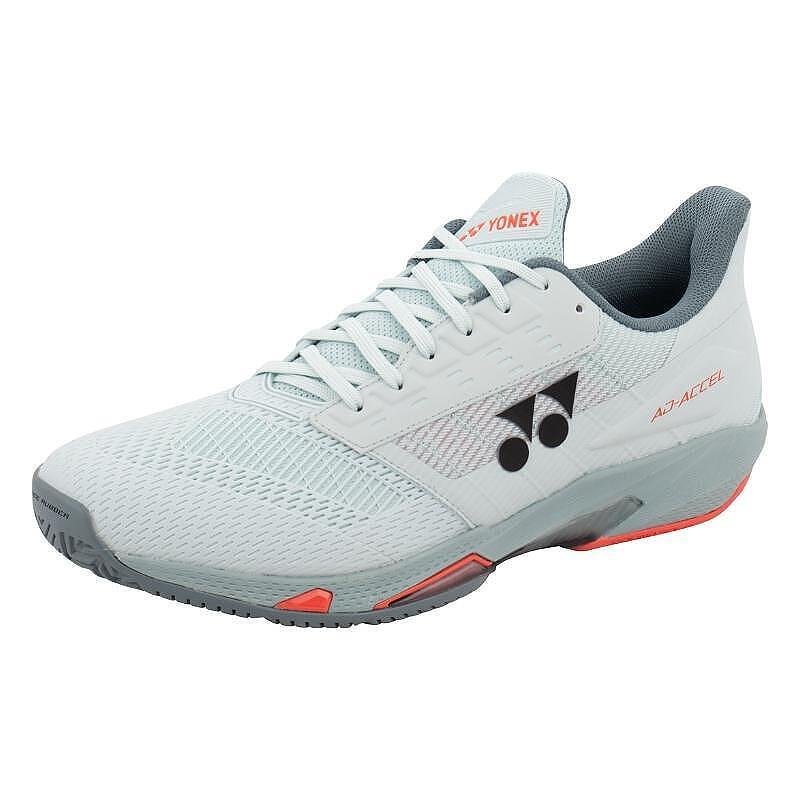 Pantofi sport bărbătești Yonex AD-ACCEL WIDE Mist Blue pentru tenis și padel, ușori, stabili și comozi.