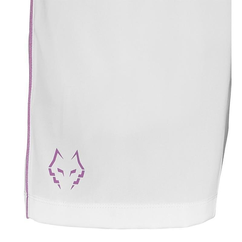 Men's Babolat SHORT LEBRON 2025 - white shorts, lightweight white padel shorts with an elastic waistband and pockets