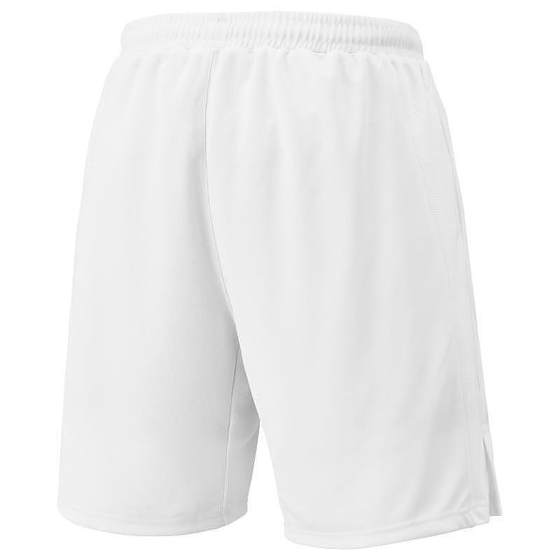 Men's Yonex Men's Club Team White shorts - white sports shorts for tennis and padel, lightweight and breathable