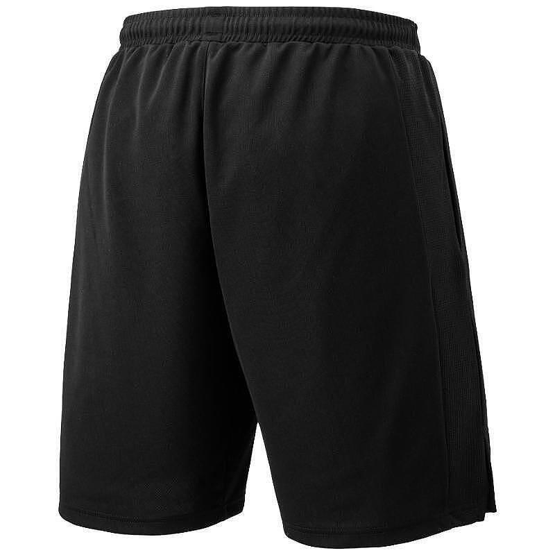 Yonex Men's Club Team Black men's shorts – black, lightweight and durable shorts for tennis and sport.