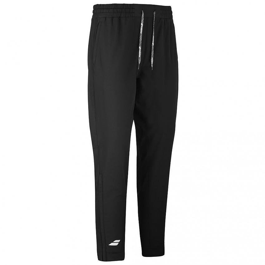 Pantalon sport bărbătesc Babolat PLAY PANT 2024 - black, pantalon sport negru pentru tenis și padel cu croială tehnică și confortabilă