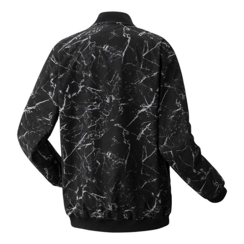 Hanorac bărbătesc Yonex Warm-up Jacket CLUB TEAM Negru – geacă sport neagră Yonex pentru confort și uscare rapidă