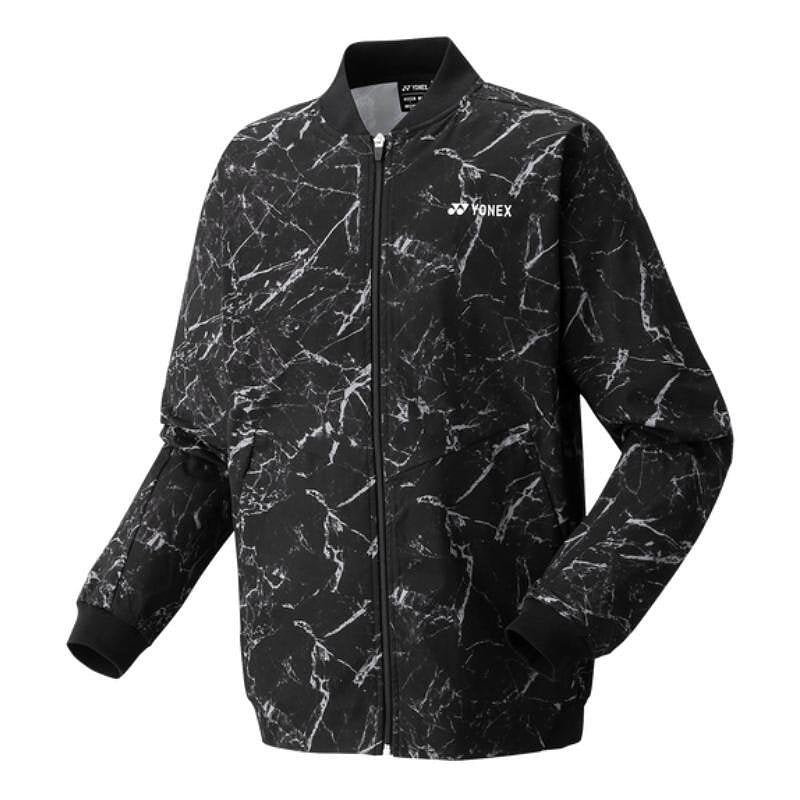 Hanorac bărbătesc Yonex Warm-up Jacket CLUB TEAM Negru – hanorac negru elegant cu OV Reduction pentru tenis și sport.
