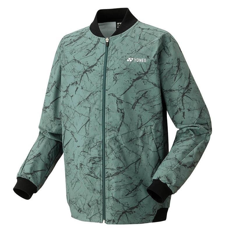 Hanorac bărbătesc Yonex Warm-up Jacket CLUB TEAM Olive - jachetă oliv stilată Yonex pentru tenis și sport.