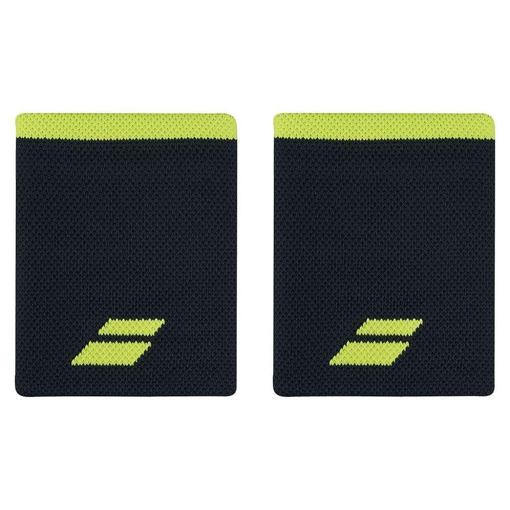 Banderole pentru încheietură Babolat JUMBO WRISTBAND - gri, aero – banderole moi și absorbante pentru tenis și padel, 10,5 cm