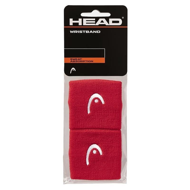 Накитници Head 2.5“ - red – червени спортни накитници HEAD за тенис, падел ракети и тенис екипировка