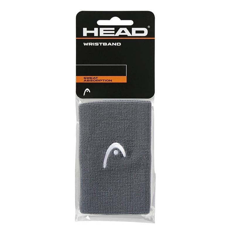 Накитници Head 5'' - anthracite – абсорбиращи спортни накитници за тенис и падел, сухи ръце и комфорт