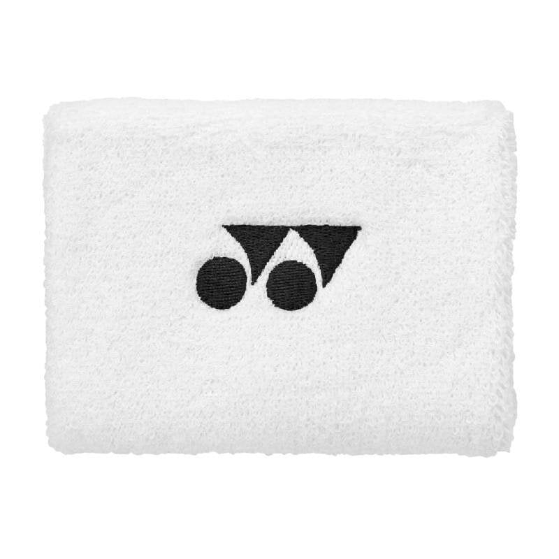 Накитник Yonex Wristband AC492 White – бял спортен накитник Yonex за тренировка и мач