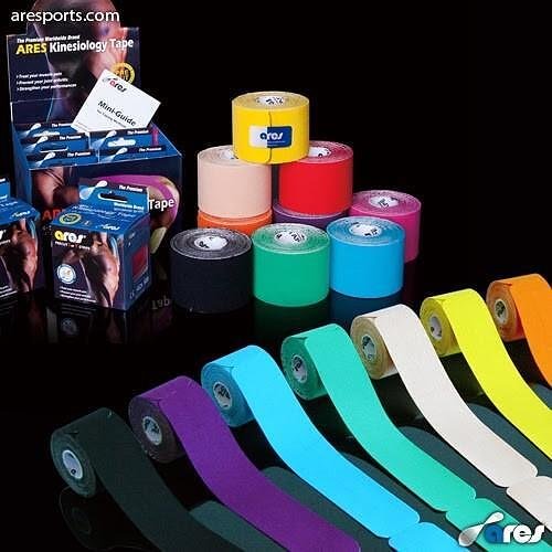 Pre-cut kinesio tape Ares 20 strips x 25 cm