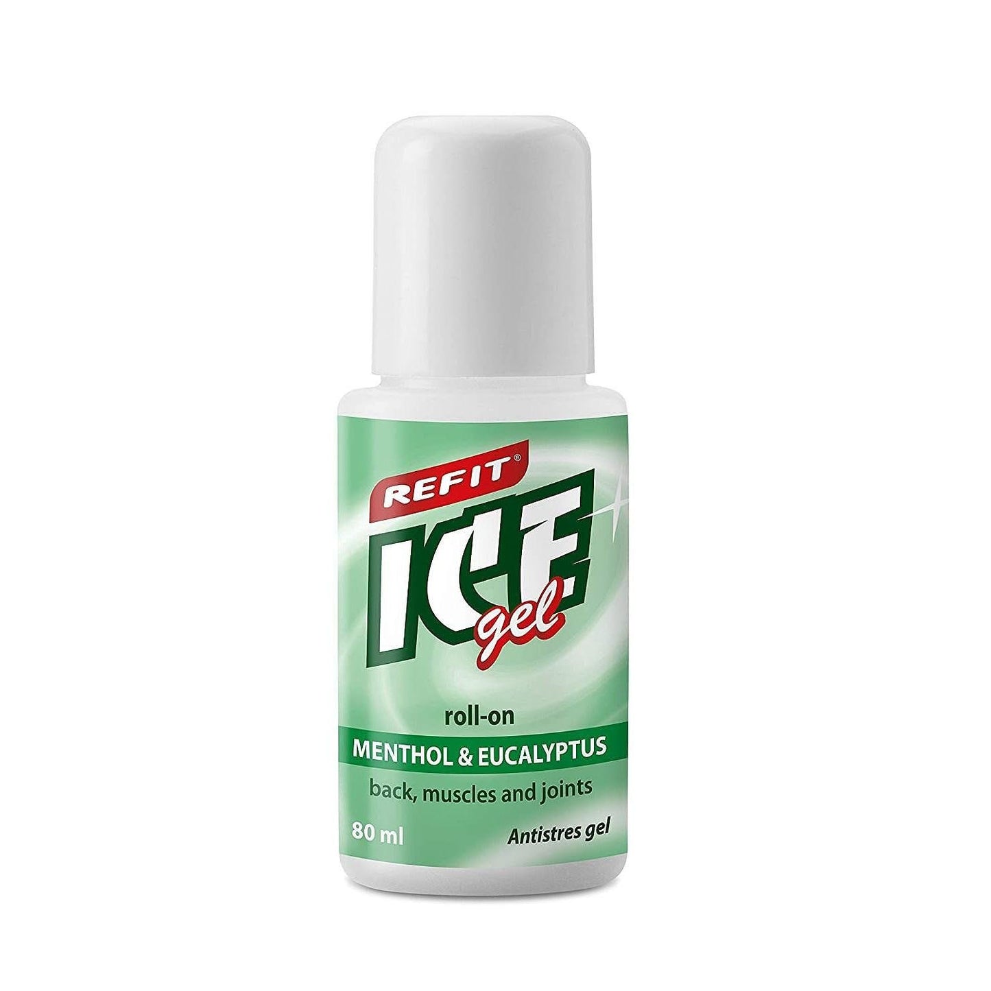 Cooling gel Refit Ice Gel Menthol & Eucalyptus 80 ml Roll-on