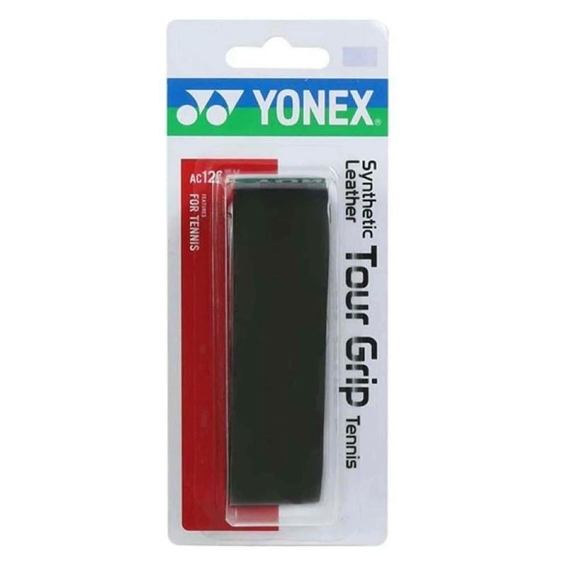 Основен грип Yonex EXCEL CORE Black - черен синтетичен грип за тенис ракета, 25 мм, 1 бр.