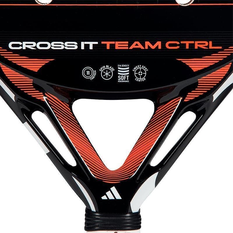 Rachetă de padel Adidas Cross It Team Ctrl 2026 cu formă rotundă și sweet spot central