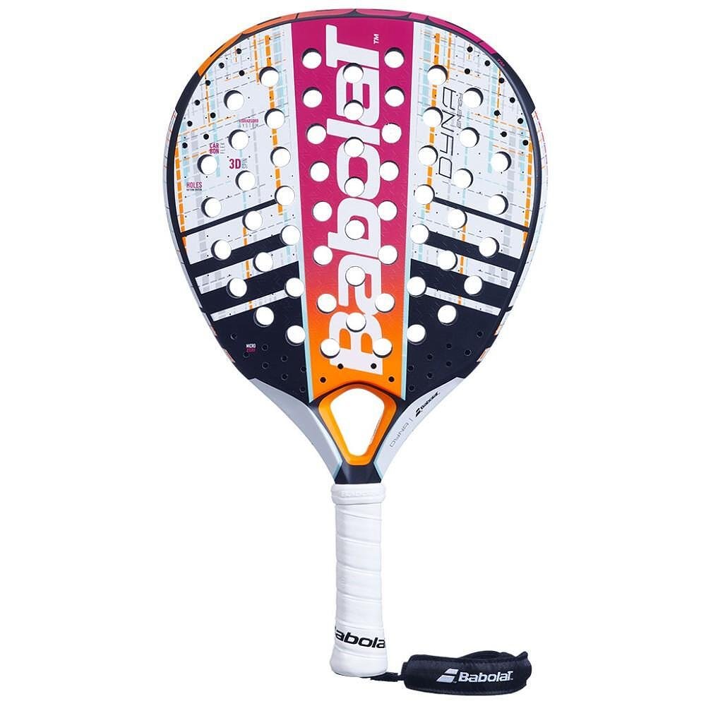 Babolat DYNA ENERGY padel racket – a light and maneuverable padel racket for fast play and control.