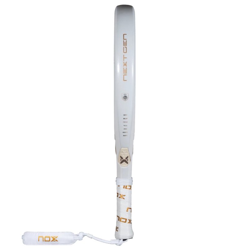 NextGen Pro Hybrid 12K NFA padel racket– professional padel racket with a hybrid shape, Carbon 12K, HR3 Black EVA and EOS Flap for an excellent balance between control and power.