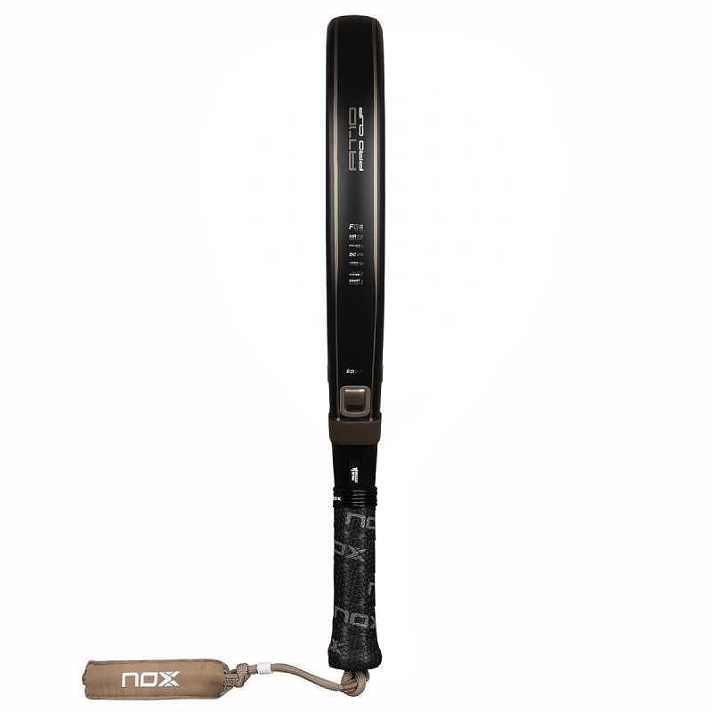 Nox AT10 Pro Cup Hard 26 padel racket – drop shape, HR3 HARD EVA core, carbon frame, professional model