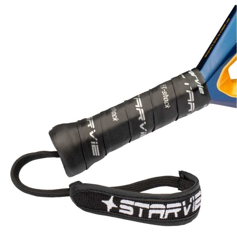 Padel racket Star Vie Drax +– professional padel racket with a hybrid shape, 15K Aluminized Carbon, Pro 50 EVA and Noene Inside for power, control and reduced vibrations.