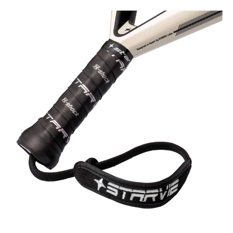 Star Vie Kenta padel racket +– a professional teardrop-shaped padel racket with 3K Carbon, Pro 50 EVA, Hex Tech and Noene Inside for precise control, power and comfort.