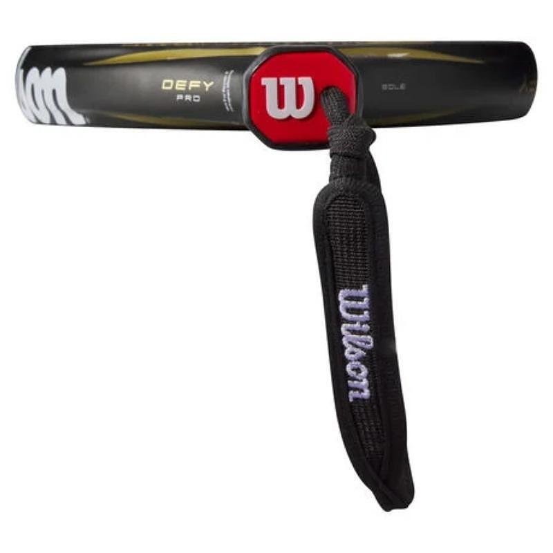 Rachetă de padel Wilson Defy Pro V1 - rachetă puternică de padel cu față din carbon și design aerodinamic.