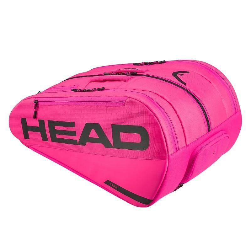 Head Tour Pink padel thermo bag – pink thermo bag for padel rackets, with pockets for accessories and a phone