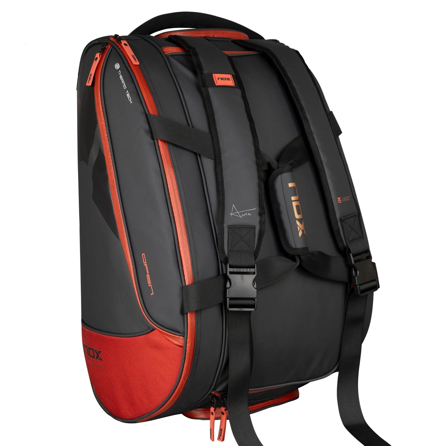 LUXURY OPEN SERIES BLACK/RED padel thermobag