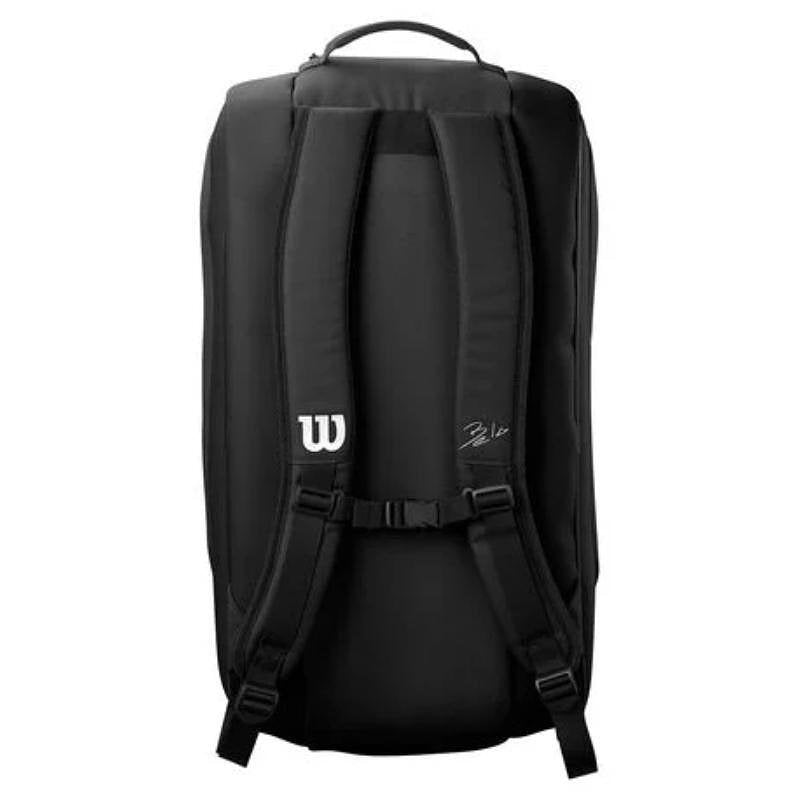 Padel thermal bag Wilson Bela DNA Super Tour - black thermal bag for a padel racket and tennis gear