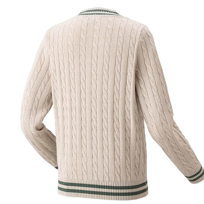 Yonex 2025 Unisex Sweater OATMEAL – a stylish beige sweater for training and everyday wear