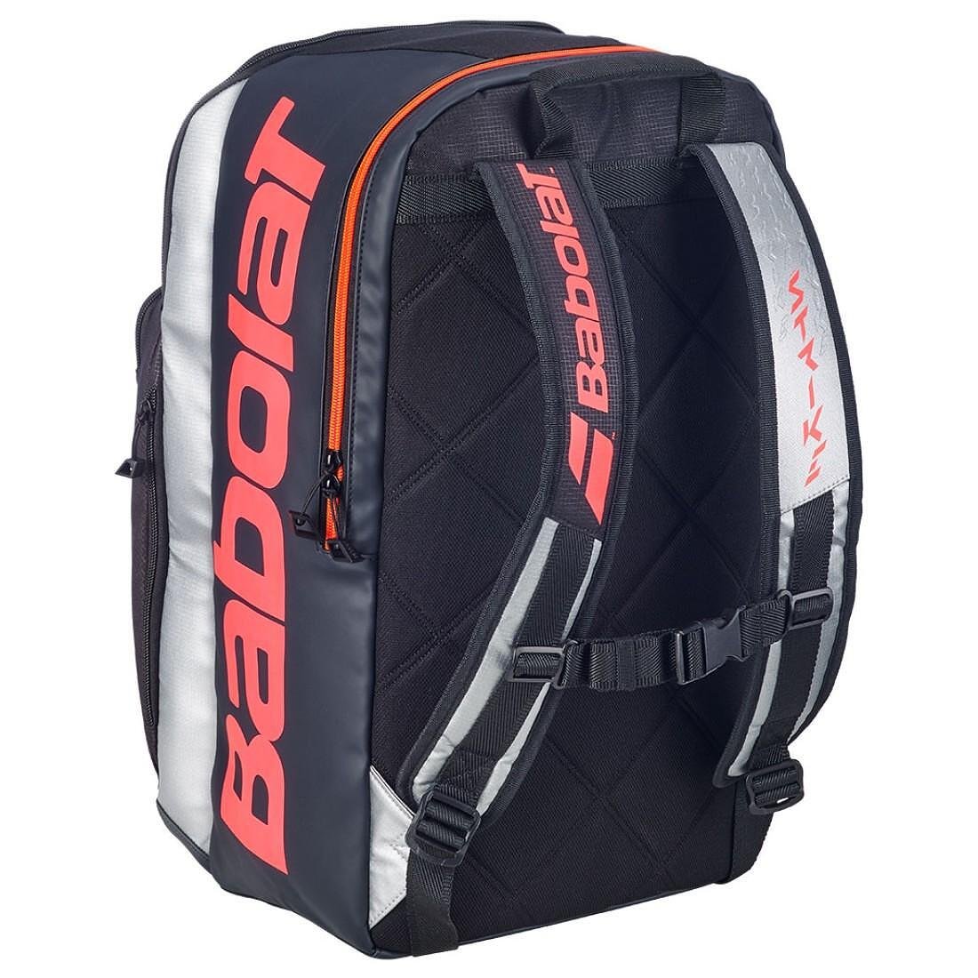 Babolat Pure Strike backpack, tennis backpack with XXL capacity, 3 compartments and space for 3 rackets